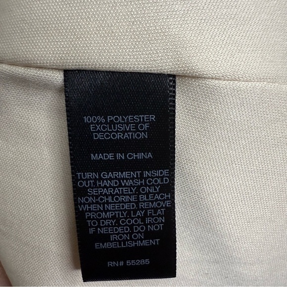 Express Sequin Detailed Dress Sleeveless with Crossover V Neck Size Large GUC - Picture 6 of 6